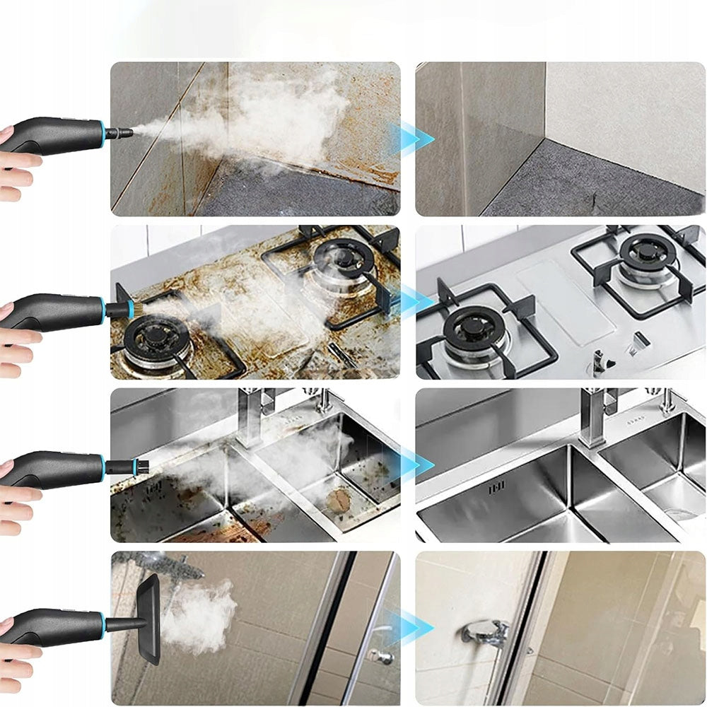 STEAM VACUUM CLEANER HIGH TEMPERATURE HOUSEHOLD CLEANING Dominant color black