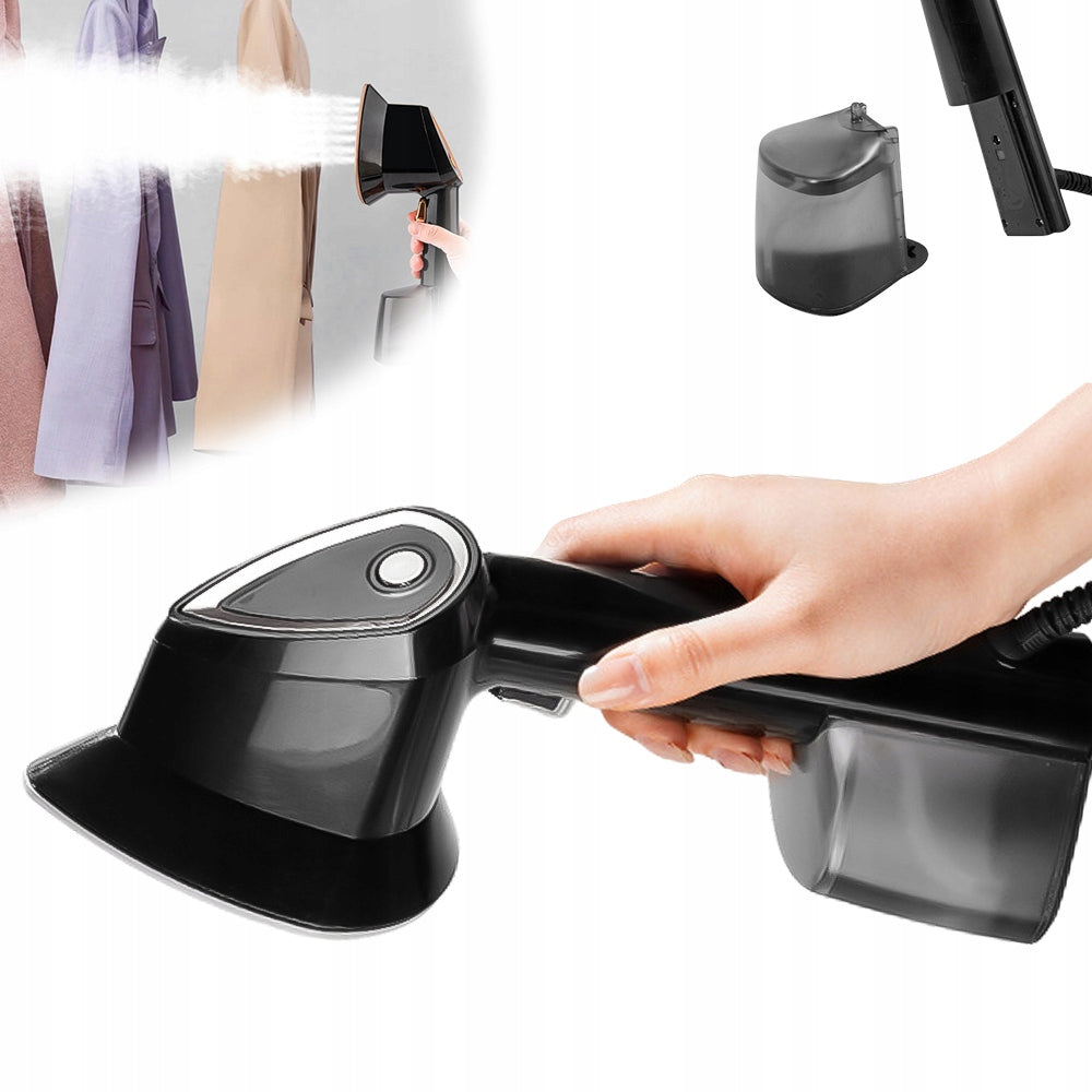 STEAMER 1500W CLOTHES IRON 150°C TEFLON STEEL FAST HEATING Product depth 33.1 cm