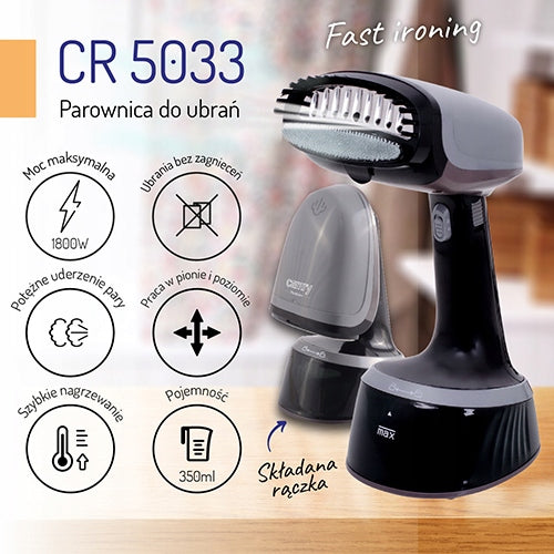 STEAMER 1800W Steam Iron Vertical Horizontal Ironing Model 203089302