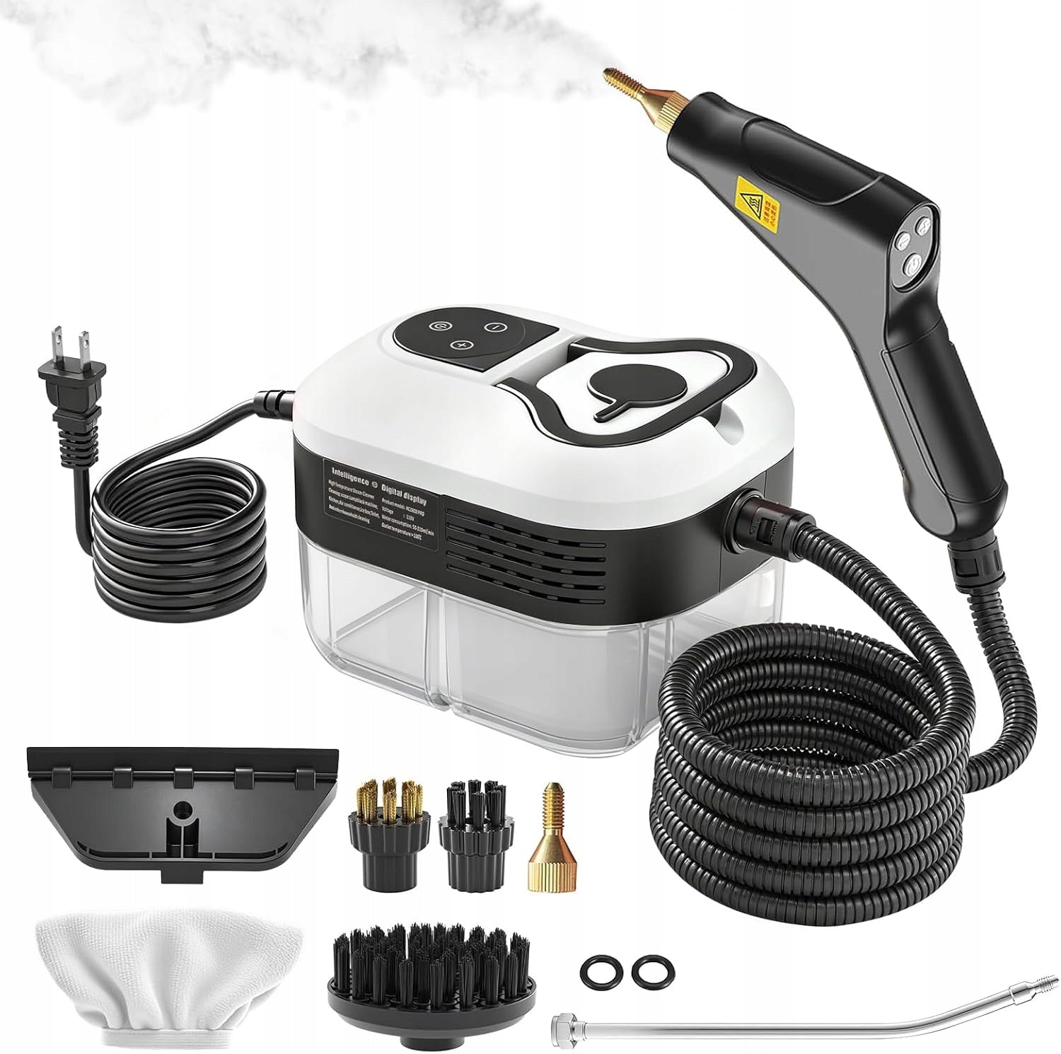 STEAMER 2500W STEAM CLEANING WITH 6 SPEED+1200ML 4.5BAR STRONG HOUSE Power 2500 W