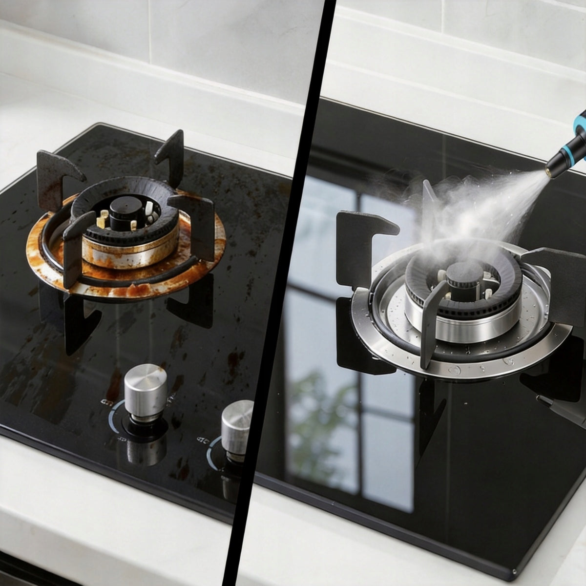 STEAMER 2500W STEAM CLEANING WITH 8 SPEED+1250ML 4BAR POWERFUL Power cable length 1.5 m