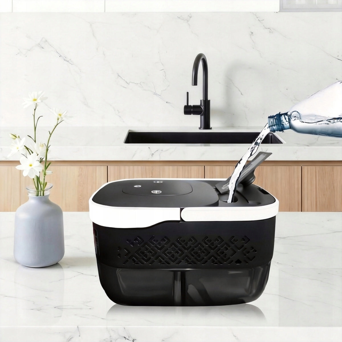 STEAMER 2500W STEAM CLEANING WITH 8 SPEED+1250ML 4BAR POWERFUL Power supply mains