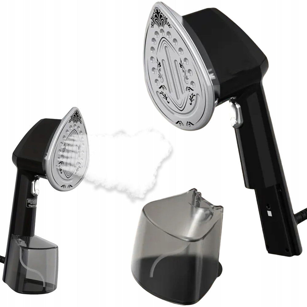 STEAMER CLOTHES STEAM IRON 1500W 250ML STEAM BLACK Packaging status original