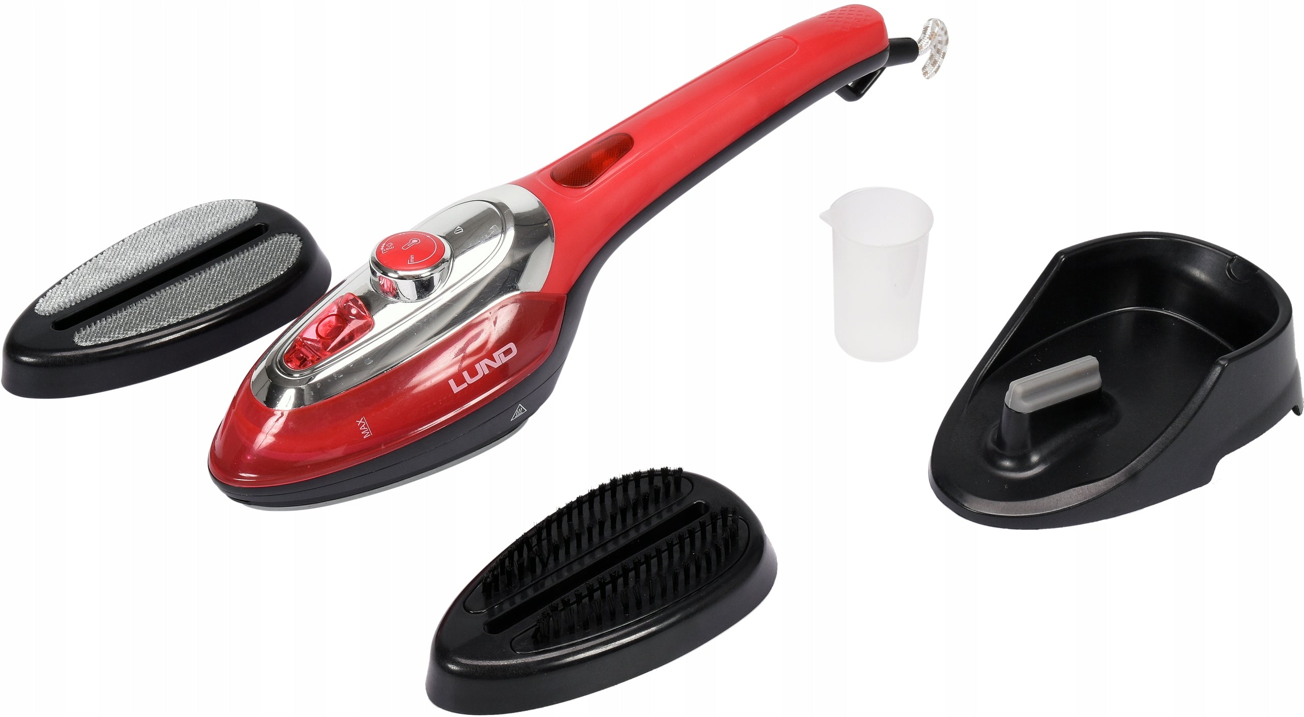 STEAMER HAND STEAMER FOR CLOTHES STEAMER 1100W 3in1 2 BRUSHES LUND Manufacturer code LUND_68090