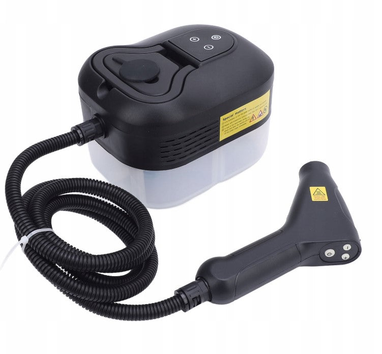 STEAMER STEAM CLEANER INfloo 2500W FOR CAR UPHOLSTERY GROUT KITCHEN CLEANER Dominant color black