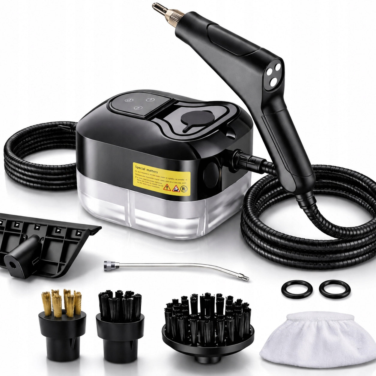 STEAMER STEAM CLEANER INfloo 2500W FOR CAR UPHOLSTERY GROUT KITCHEN CLEANER Packaging status original