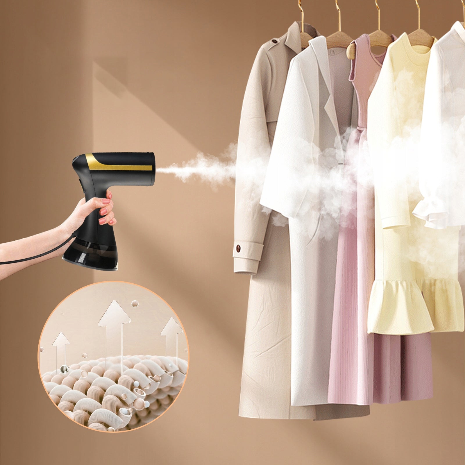 STEAMER STEAM IRON SET OF 7 NOZZLES 350ml 1500W Manufacturer code GS-02