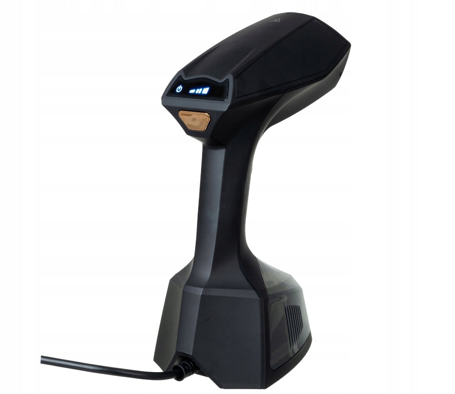 STEAMER STEAM IRON STEAMER FOR CLOTHES FABRICS STRONG 2000W Dominant color black