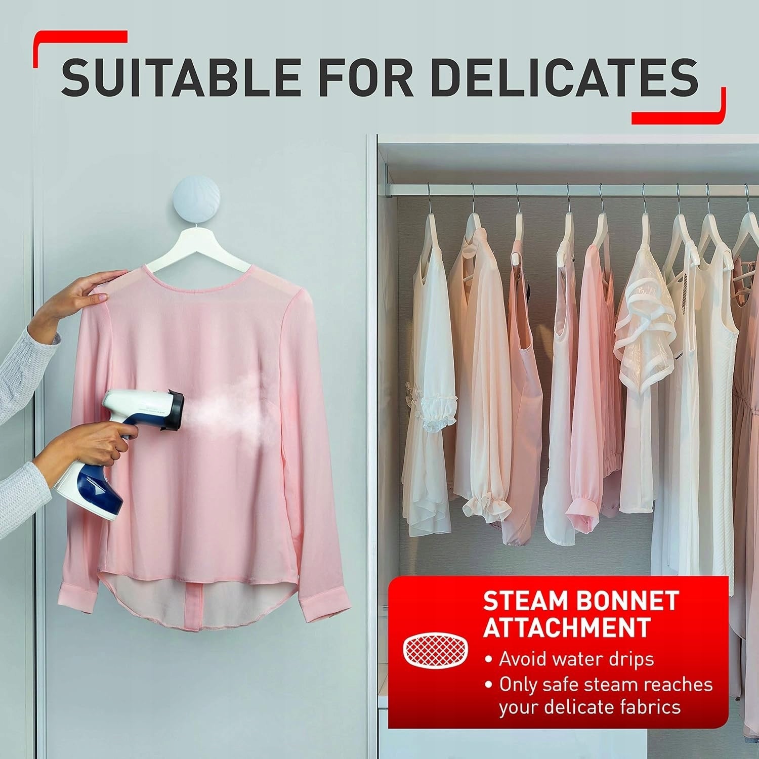 STEAMER hand steamer for clothes Tefal DT7050, 1100W, UK plug EAN (GTIN) 3121040072493