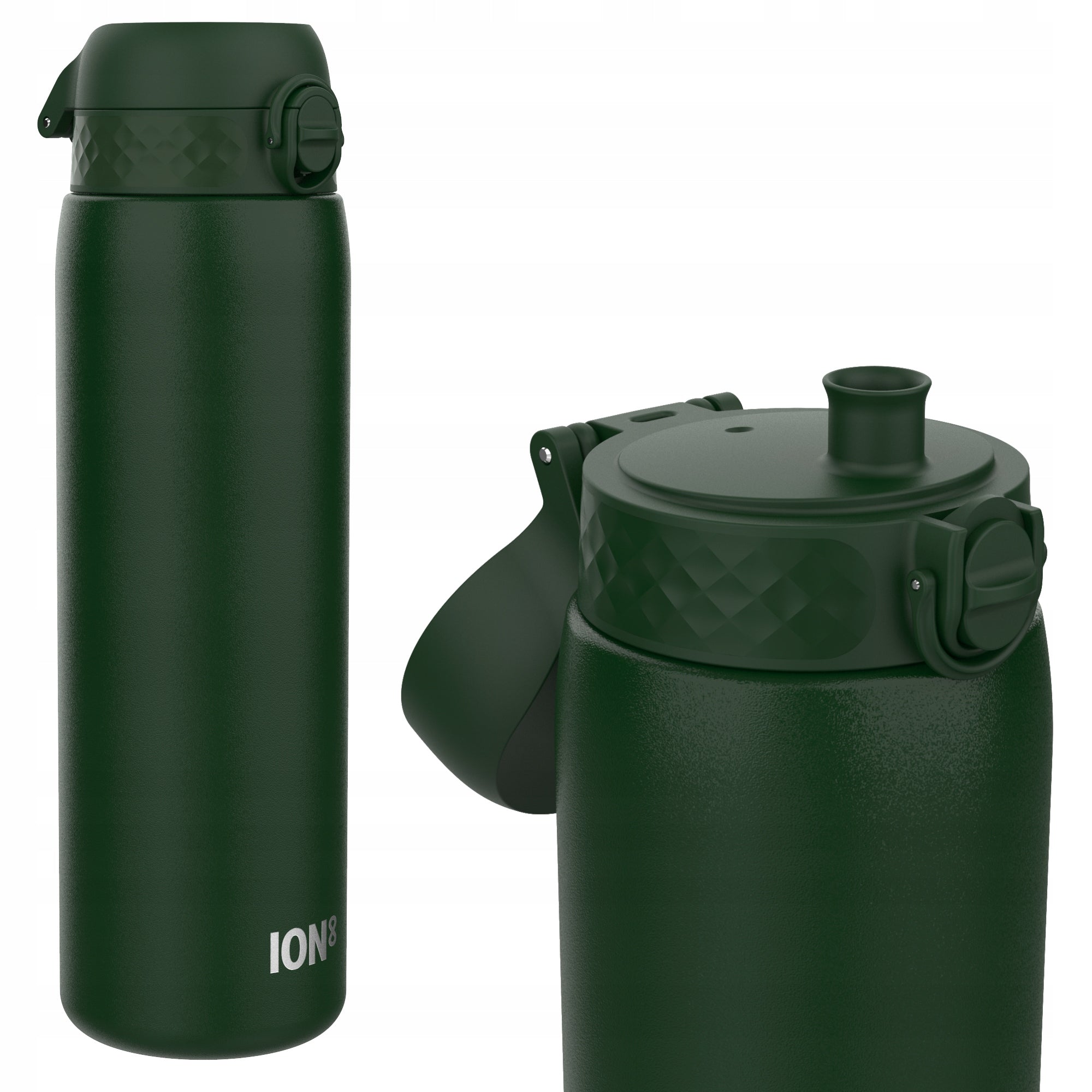 STEEL BOTTLE -ATEST PZH- MILITARY GREEN STAINLESS STEEL ION8 1,2 LITER