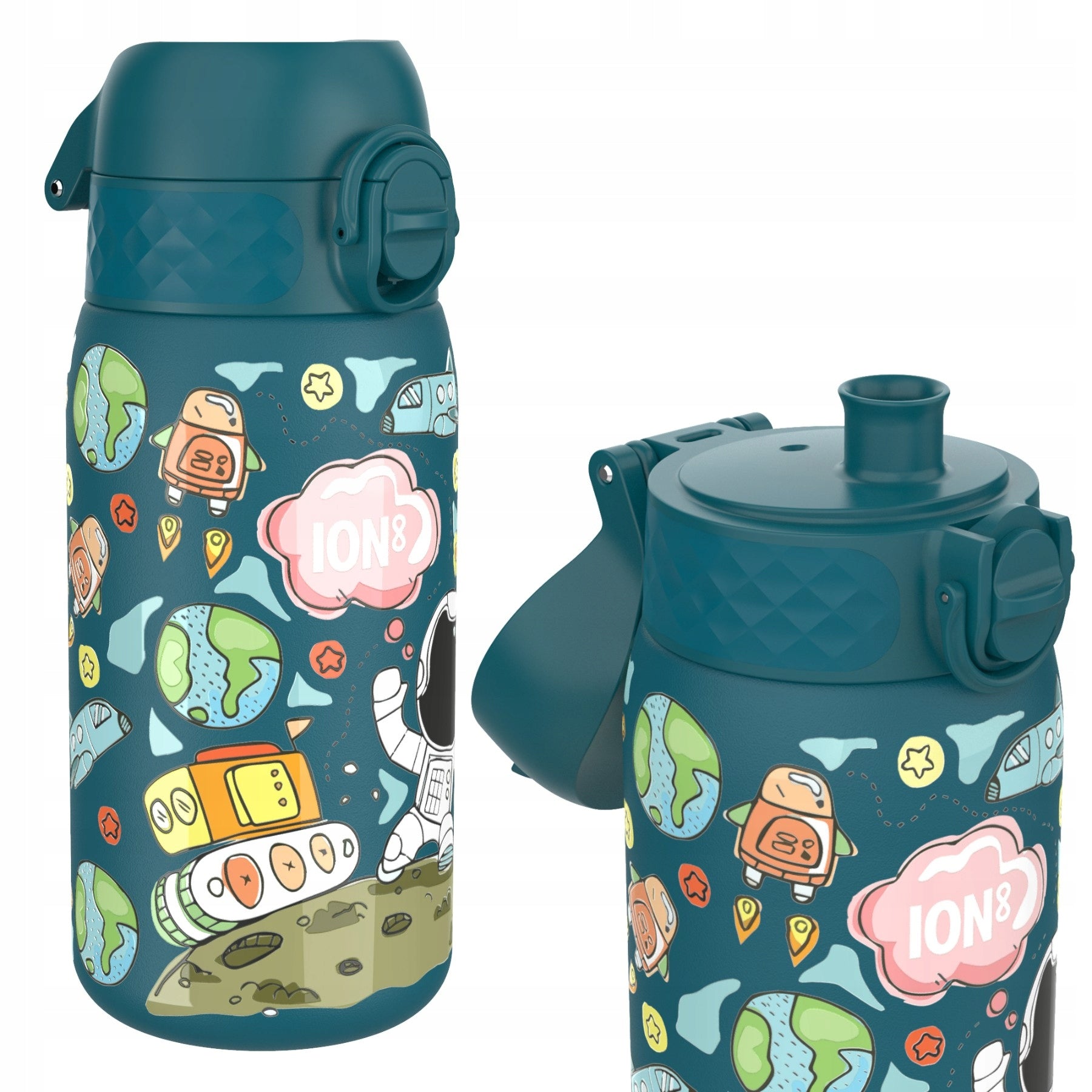 STEEL BOTTLE ATEST PZH SPACE PLANET COSMONAUT ION8 0,4 L 400 ml