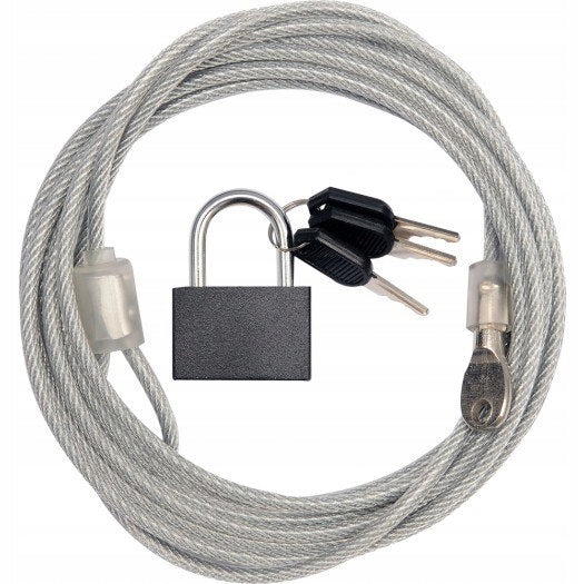 STEEL CABLE WITH PADLOCK 77815V VOREL