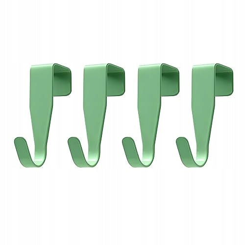 STEEL DOOR HOOKS FOR HANGING KEY CLOTHES 4 PIECES STEEL