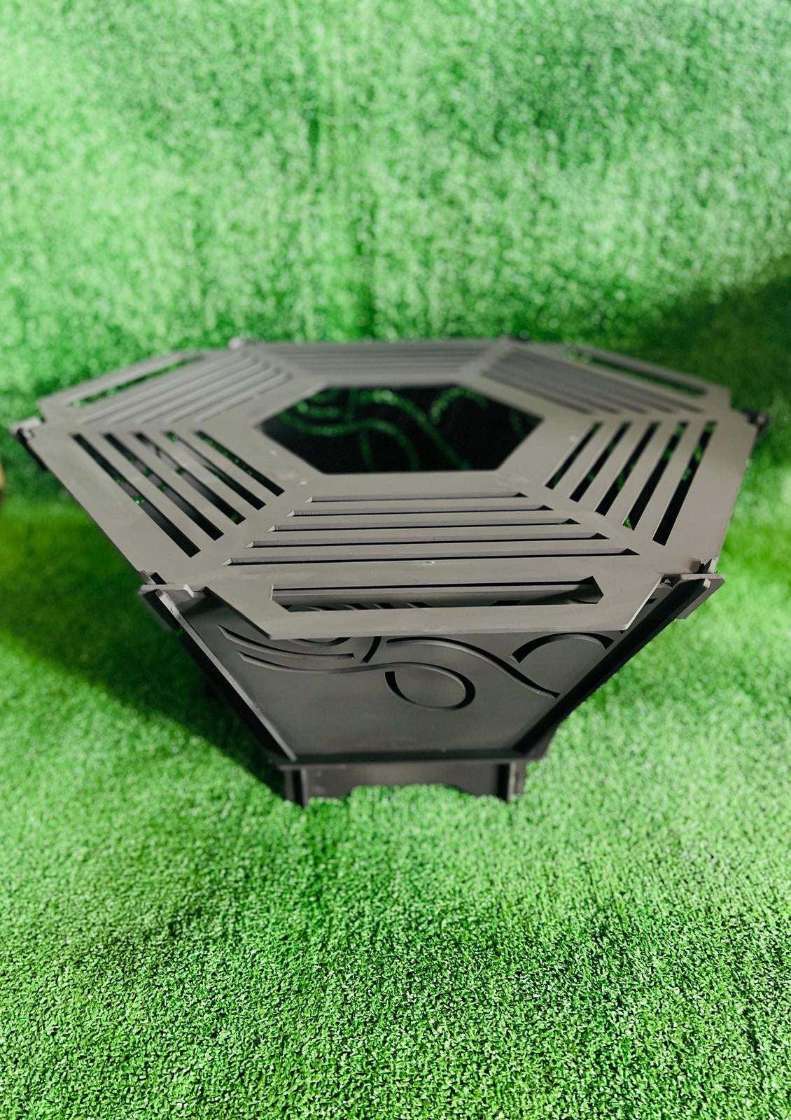 STEEL FIREPLACE FOLDING GRILL 2in1 STEEL MASSIVE MANUFACTURER MAZY Manufacturer code 1234