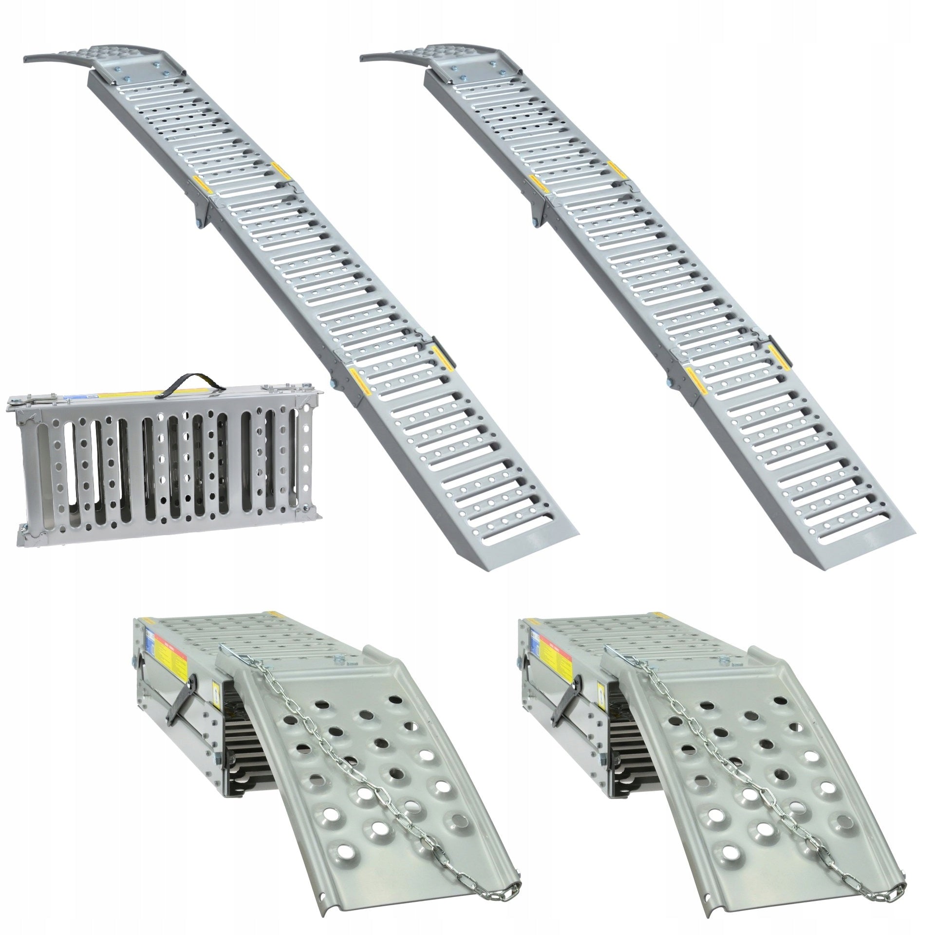 STEEL RAMPS 2200kg CAR RAIDS DRIVEWAYS RAMP 2PCS