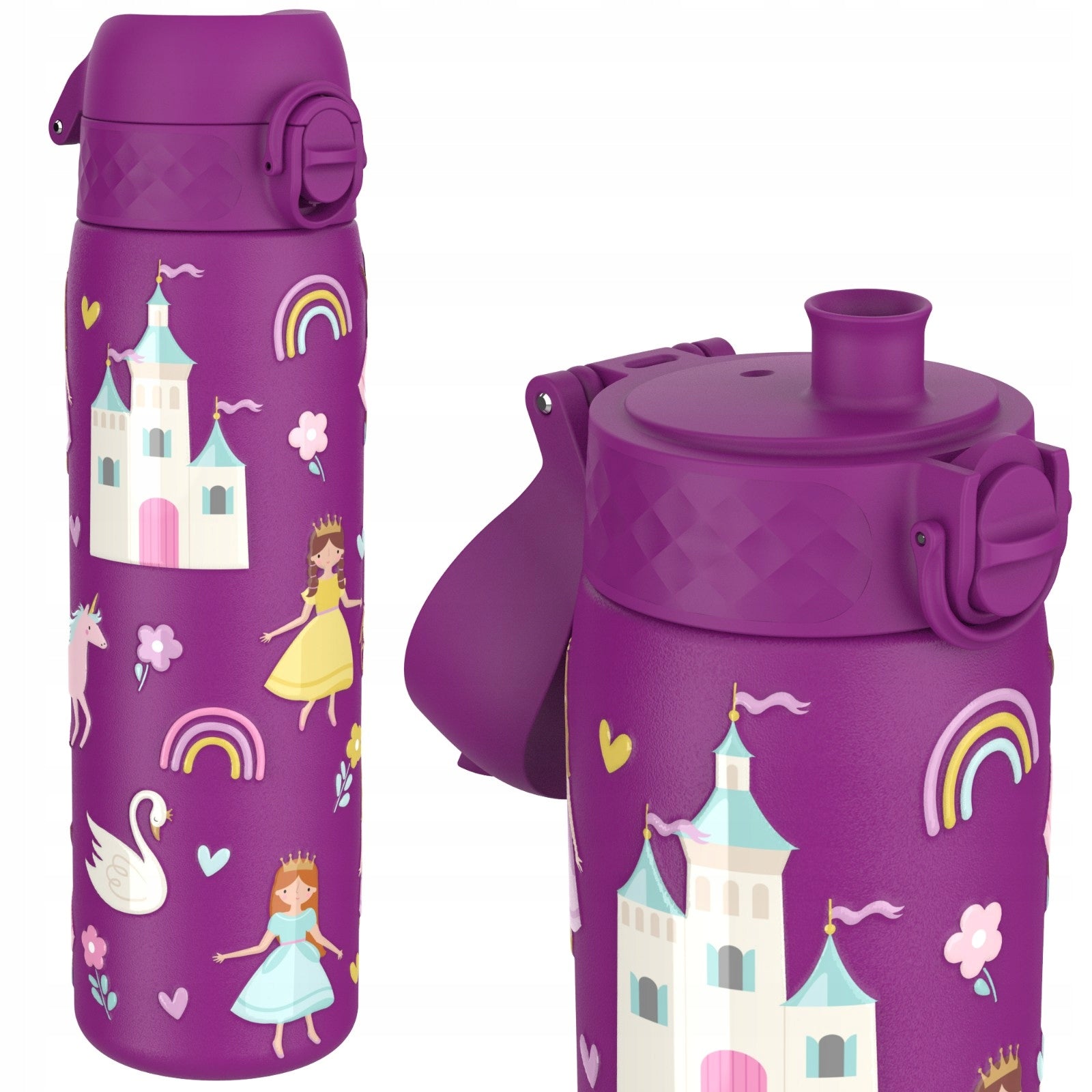 STEEL SEALED LIGHT WATER BOTTLE FOR GIRLS SCHOOL PRINCESS ION8 0,6 L Manufacturer code I8SS600PVPRIN