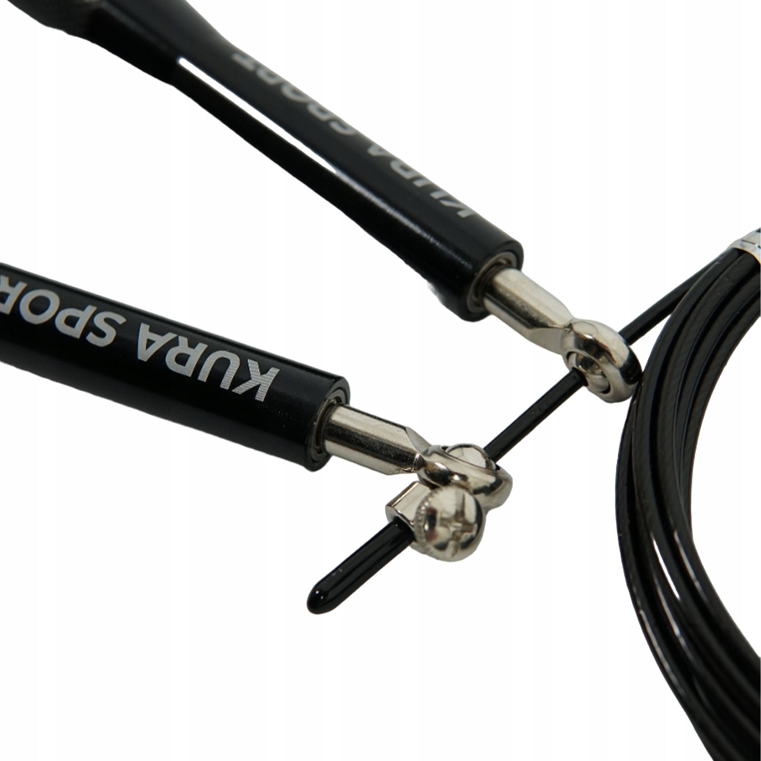 STEEL SKIPPING ROPE ADJUSTABLE CABLE 300 CM KURA SPORT EAN (GTIN) 5905544752536