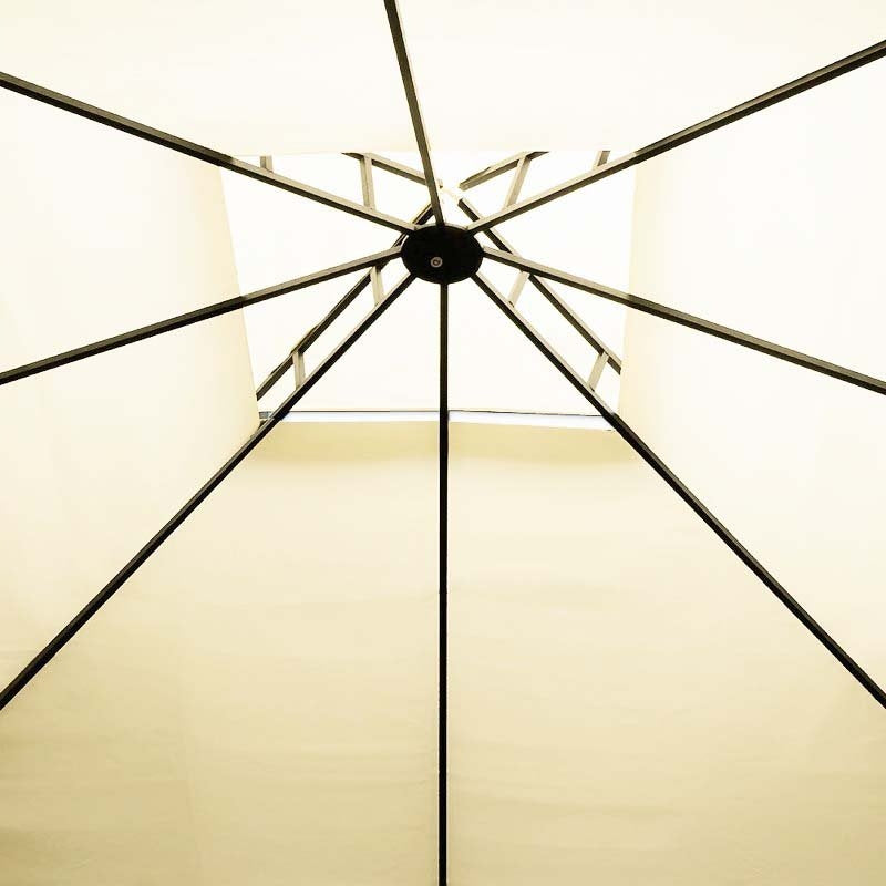 STEEL STRONG PAVILION 3X3 CREAM GARDEN TENT Type pavilion