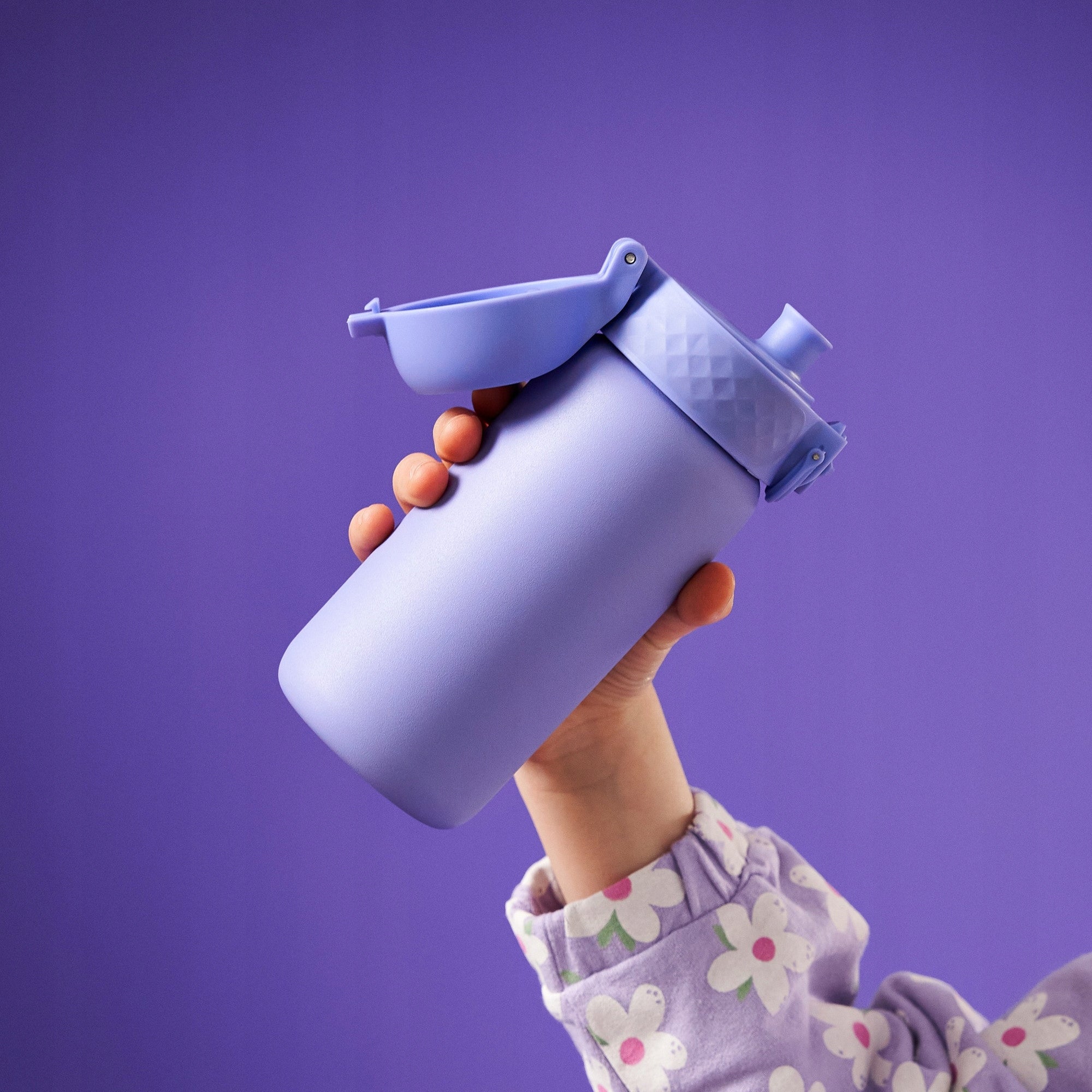 STEEL WATER BOTTLE SHAKER SPORTS PURPLE ION8 0,4 L 400 ML Brand Ion8