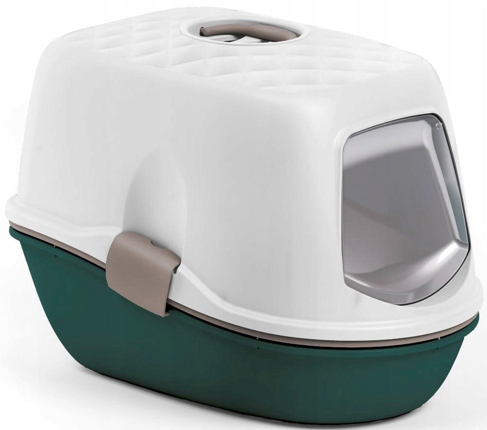 STEFANPLAST Furba Top Chic Closed Cuvette with Strainer White and Green