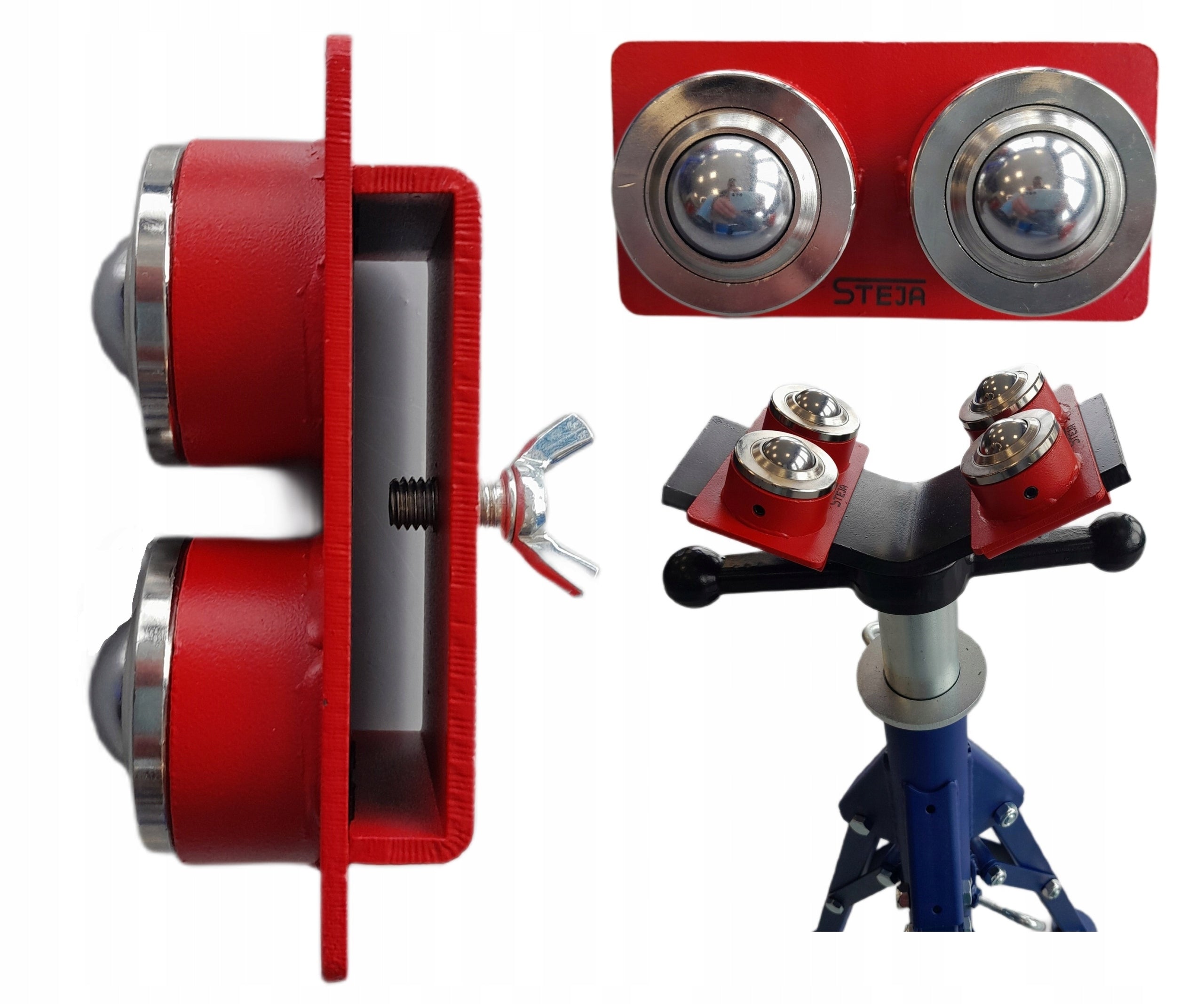 STEJA ROLLERS FOR Pipe rack for pipes support with Głovica V Manufacturer code ST1203