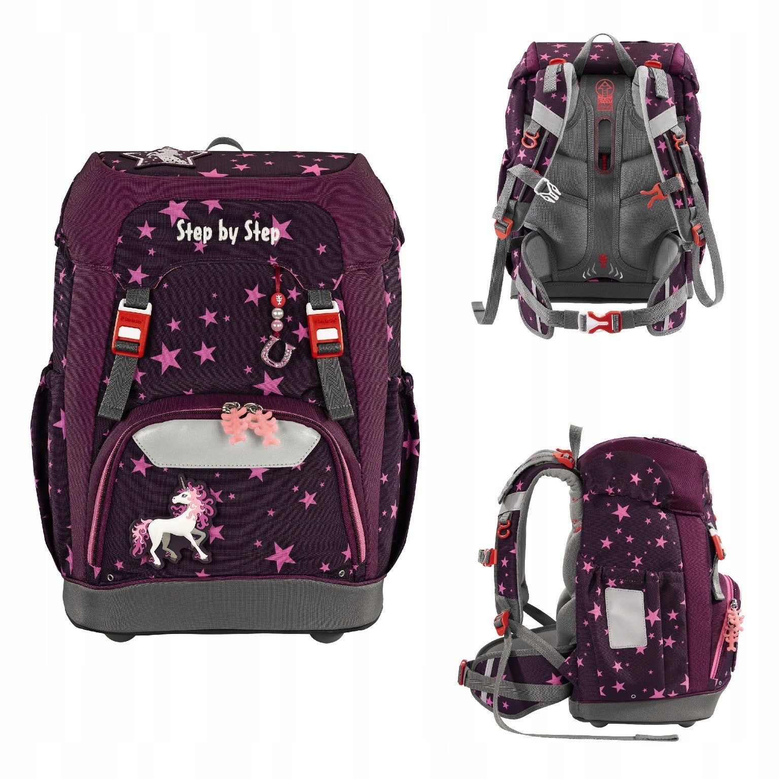 STEP BY STEP GRADE ERGONOMIC SCHOOL BACKPACK SATCHEL CLASS 1-3 22L