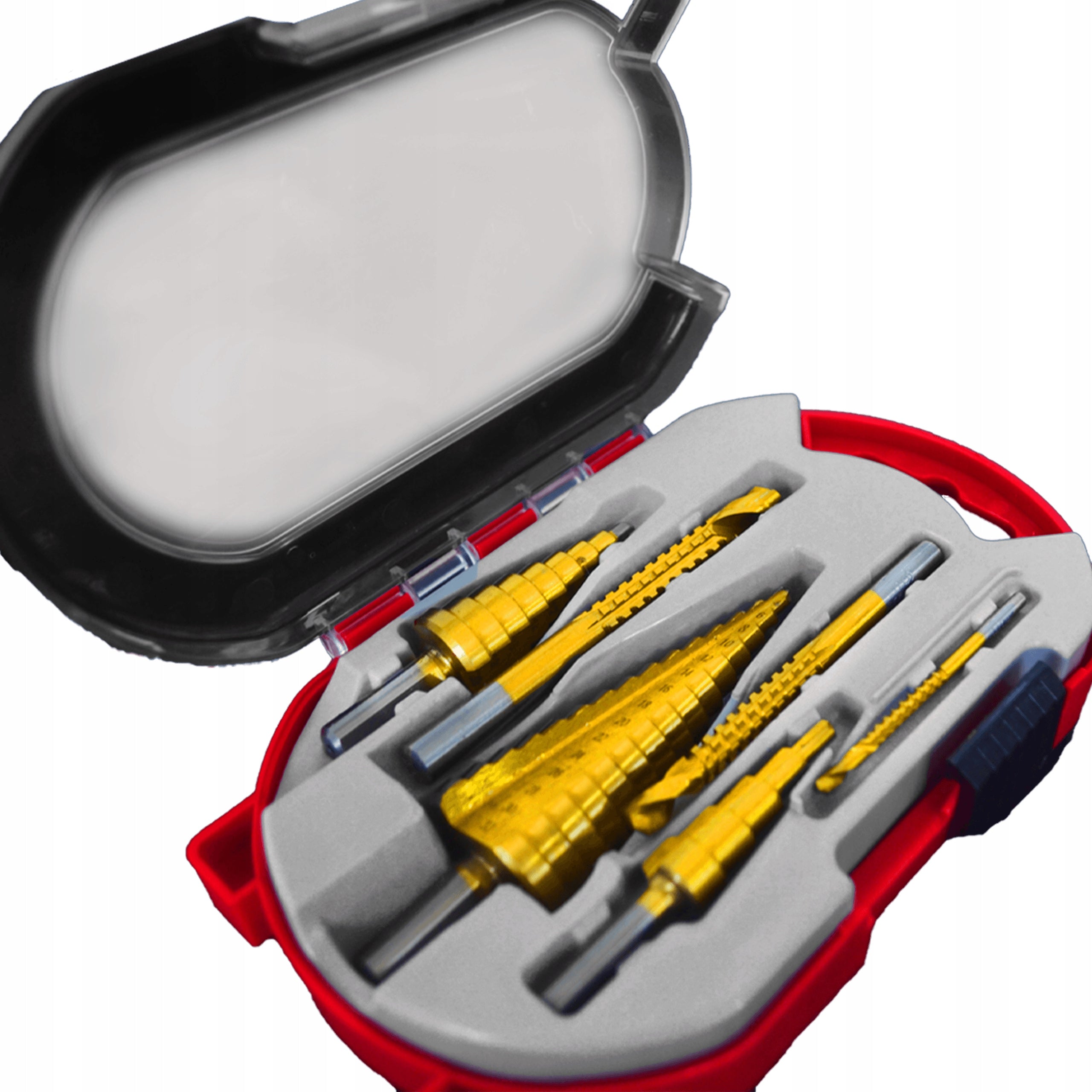 STEP DRILL BITS CONICAL FORAMINIFERA FOR METAL 4-32 MM WITH CUTTERS 6PCS HOLDX Manufacturer code HLXWIERTLA