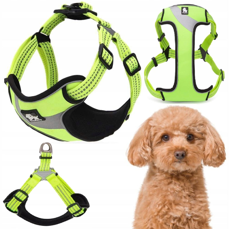 STEP-IN DOG HARNESS LIGHT REFLECTIVE TRUELLOVE DAILY PLUS YELLOW M