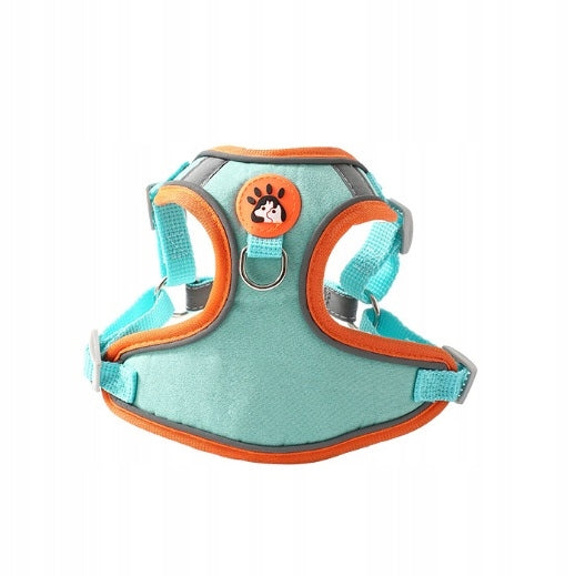 STEP IN PRESSURE-FREE HARNESS WITH DOG LEASH BREATHABLE SIZE M Brand no brand
