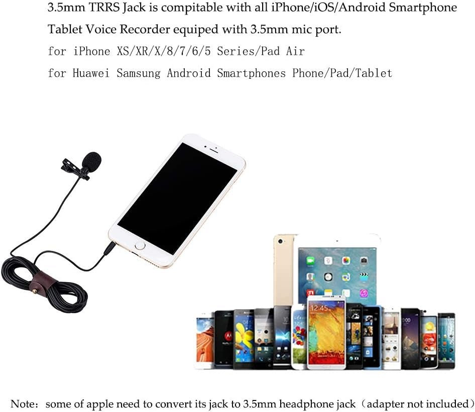 STEREO MICROPHONE 3,5MM FLAP MULTI-DIRECTIONAL ANDROID PODCAST Brand JJC