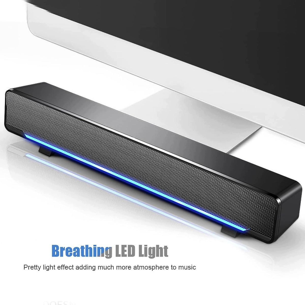 STEREO SOUNDBAR 3D USB 3,5MM WIRED FOR LAPTOP TV COMPUTER Model A1