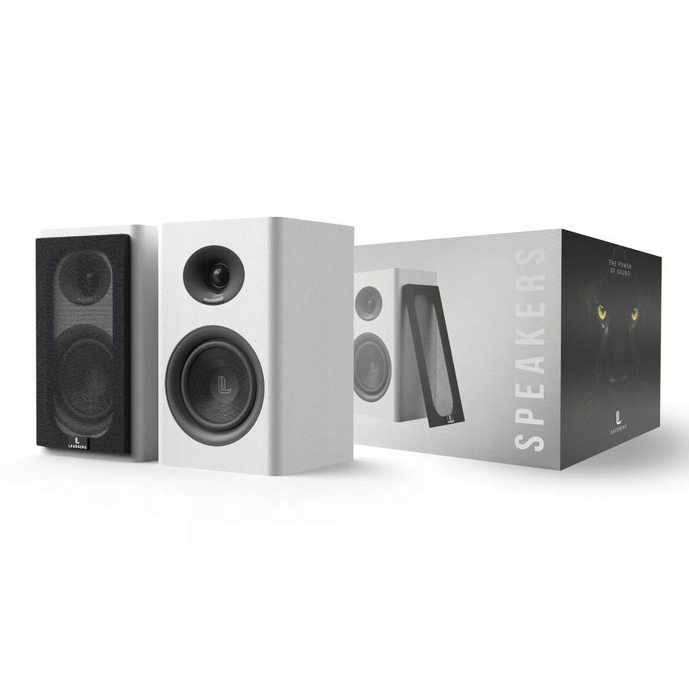 STEREO SPEAKER SPEAKERS BOOKSHELF SPEAKERS LAUDBERG XS 2.0 WHITE 80W USB Packaging status original