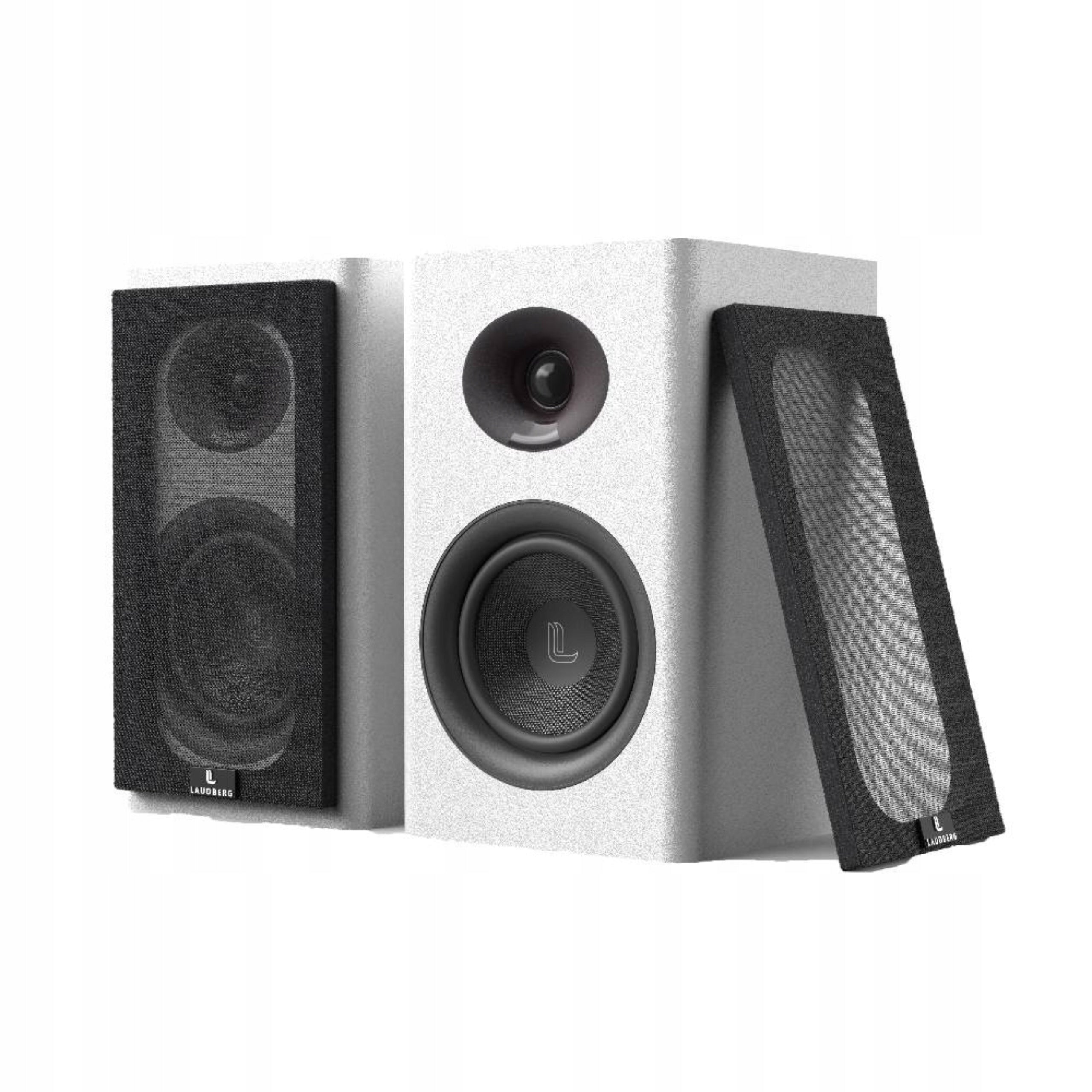 STEREO SPEAKER SPEAKERS BOOKSHELF SPEAKERS LAUDBERG XS 2.0 WHITE 80W USB