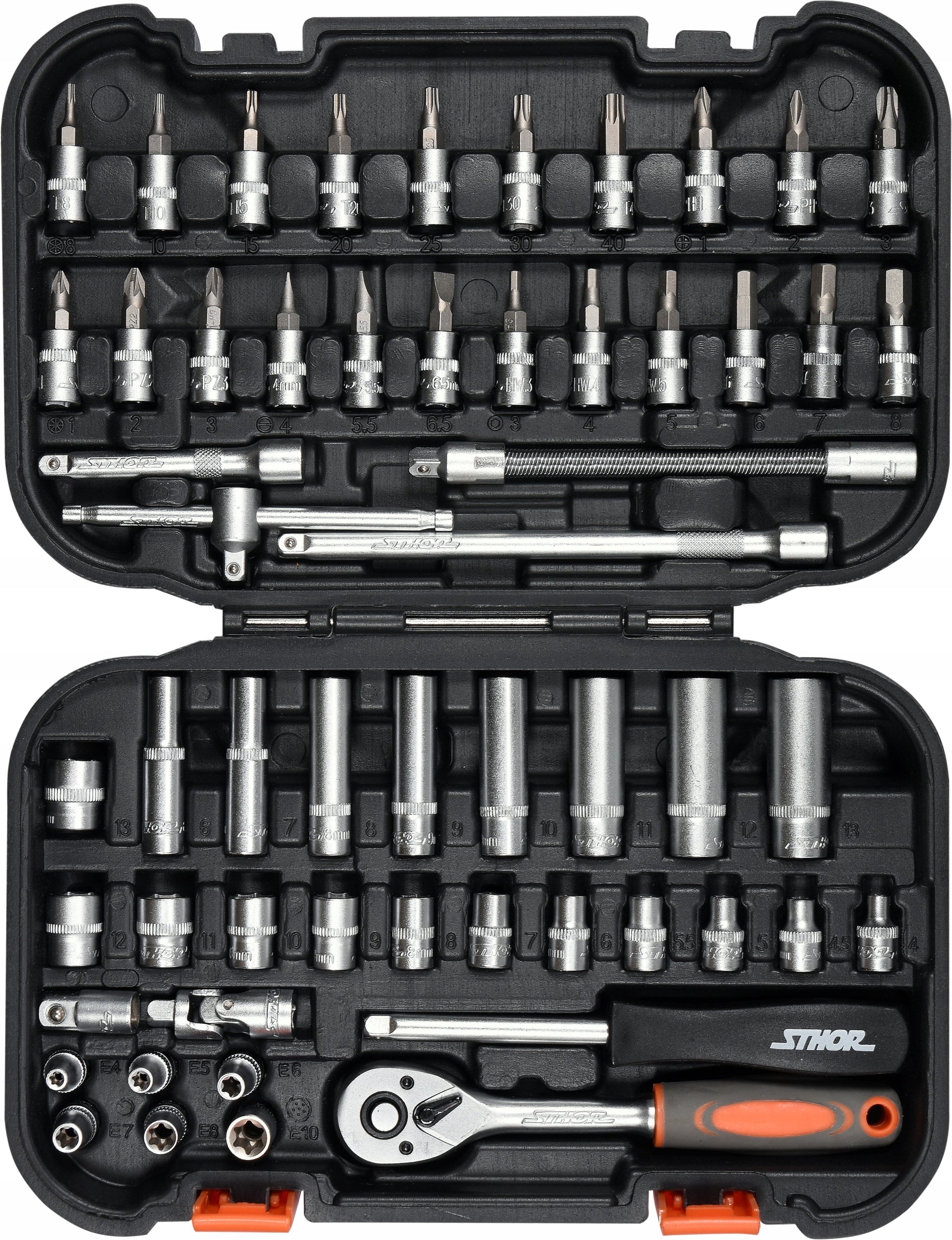 STHOR TOOL SET 1/4"" 56CZ. Brand Sthor