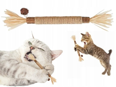 STICK MATATABI CLEANS TEETH TEETHER CAT TOY