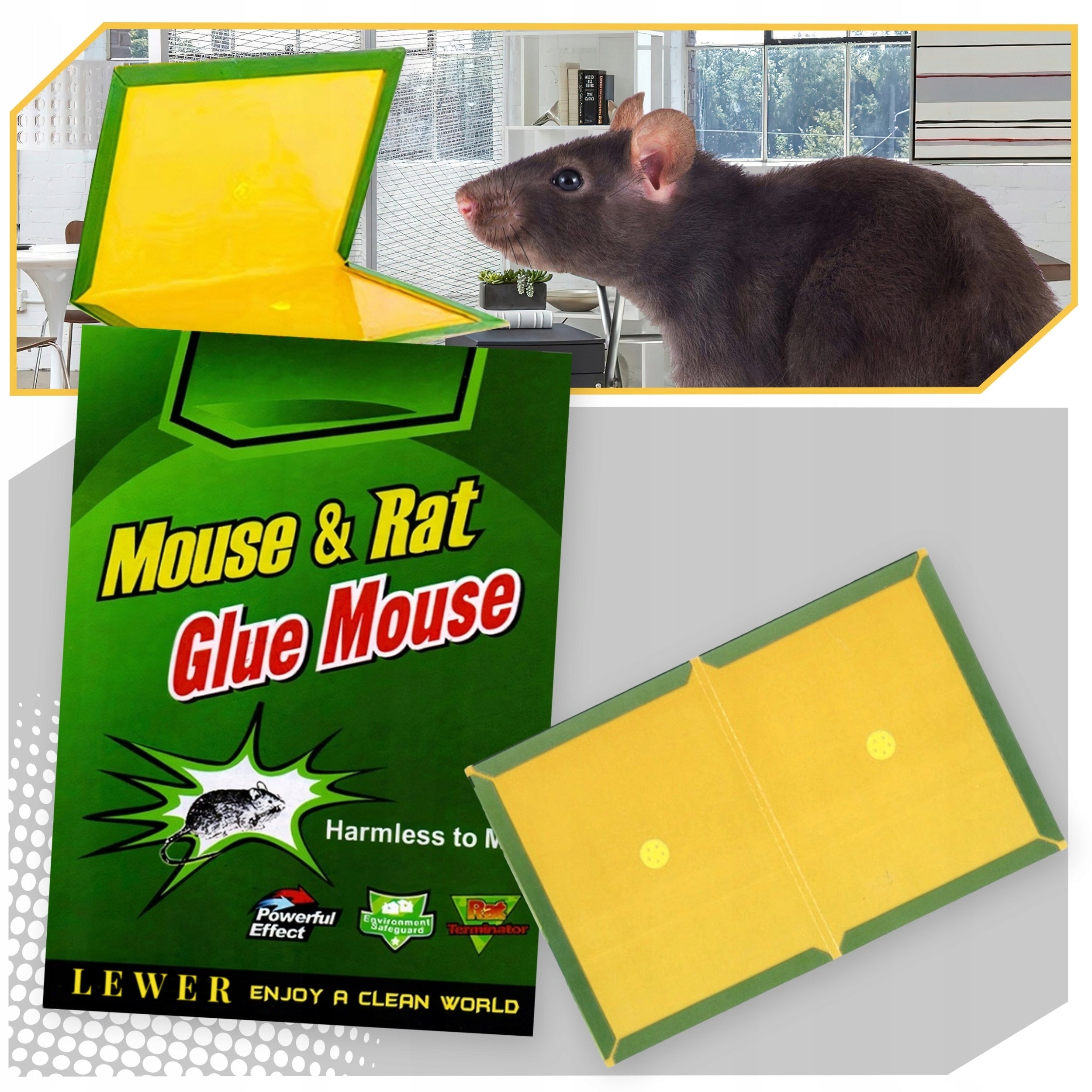 STICK ON MICE RATS TRAP 30X MOUSETRAP PAW STRONG ADHESIVE AROMA Kind glue board