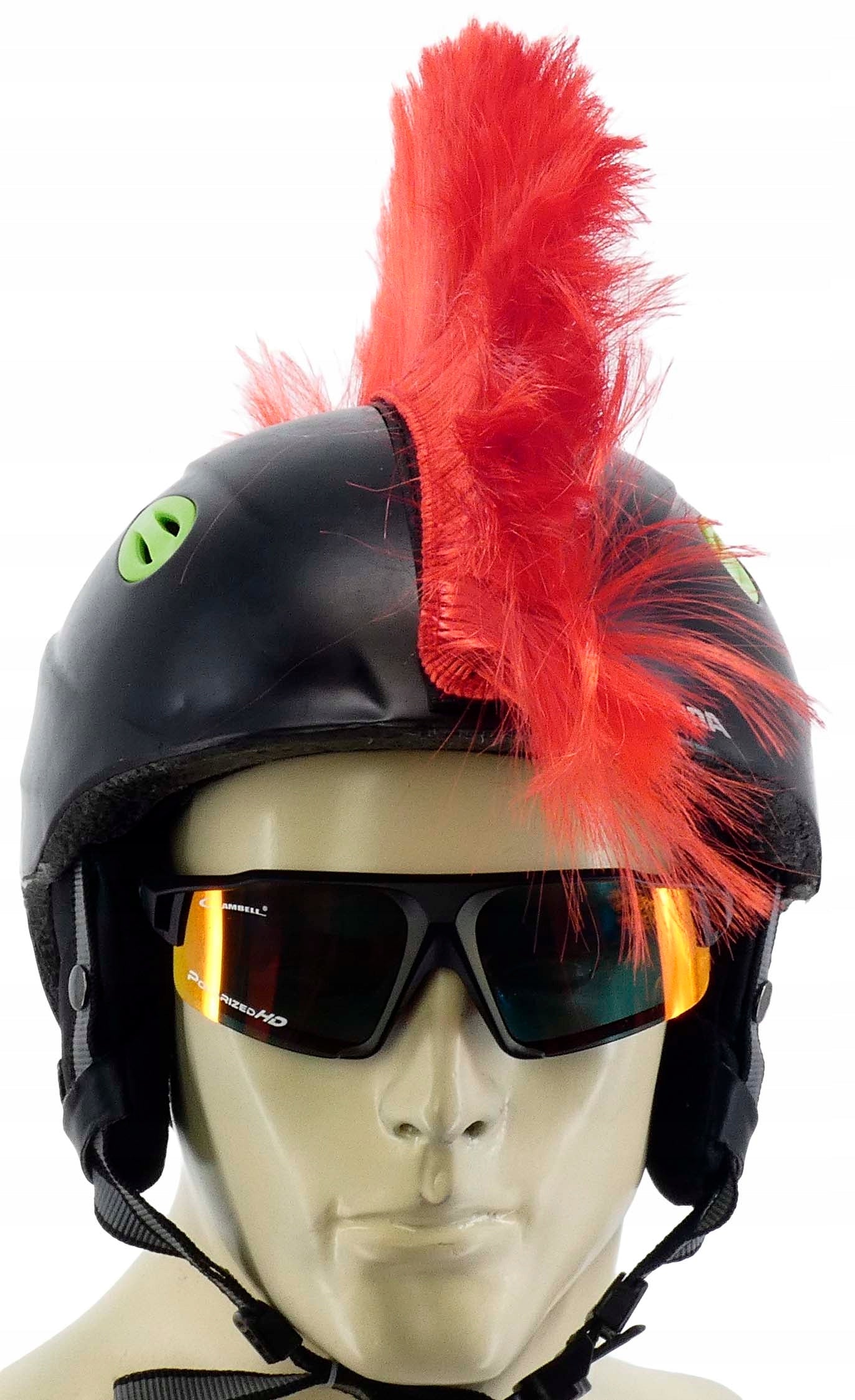STICKER DECORATIVE OVERLAY MOHAWK RED FOR MOTORCYCLE HELMET UNISEX F Packaging status original