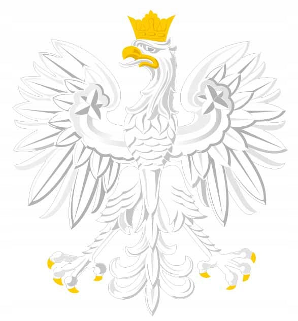 STICKER EAGLE Polish small reflective