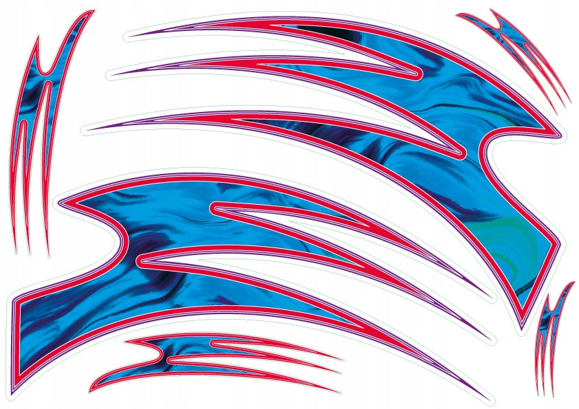 STICKER FLAM Helmet extra
