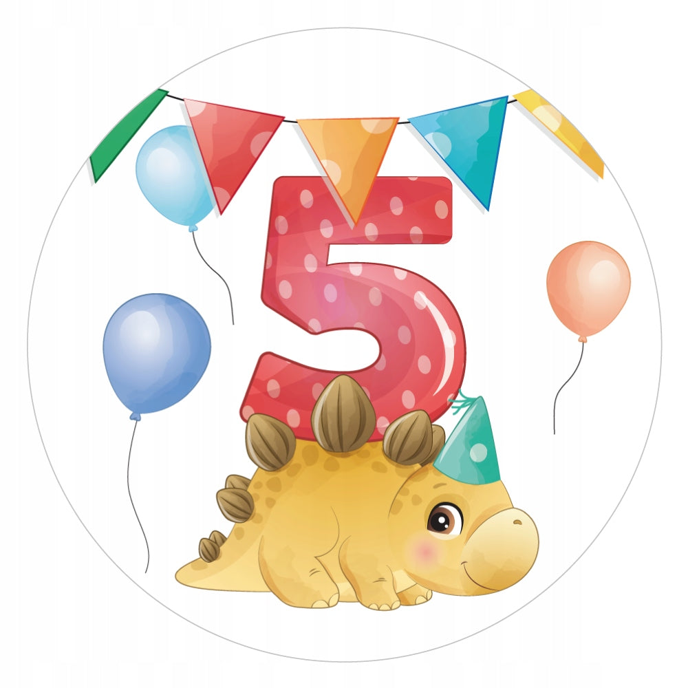 STICKERS BIRTHDAY 5 YEARS CHILD PRZENT TOYS 8