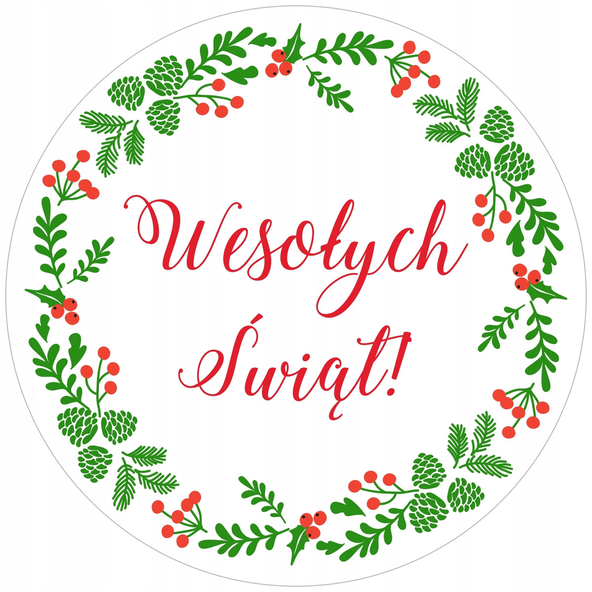 STICKERS CHRISTMAS LABELS MERRY CHRISTMAS GIFTS PACKAGES 5cm x100pcs