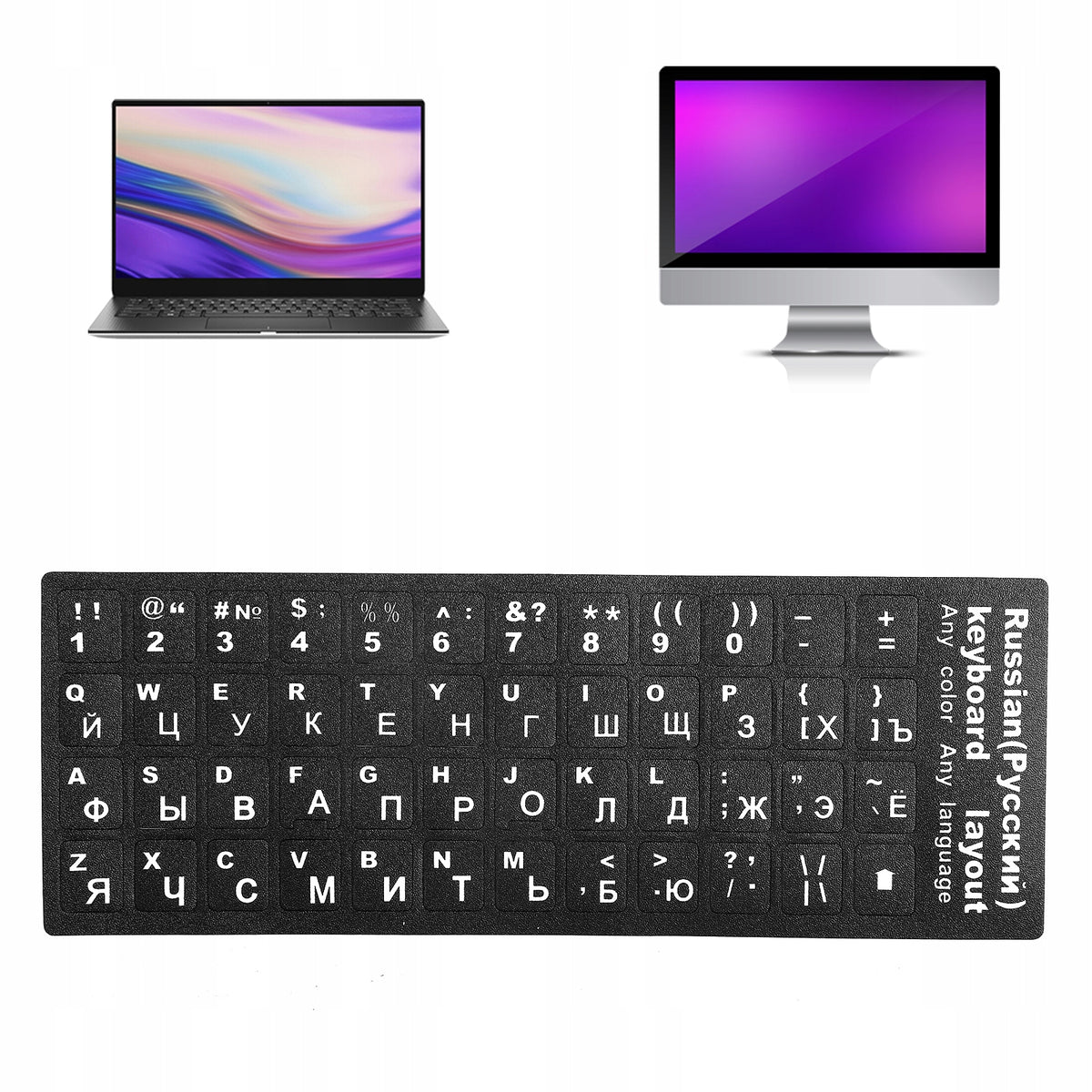 STICKERS FOR LAPTOP KEYBOARD PC 13 x 11MM