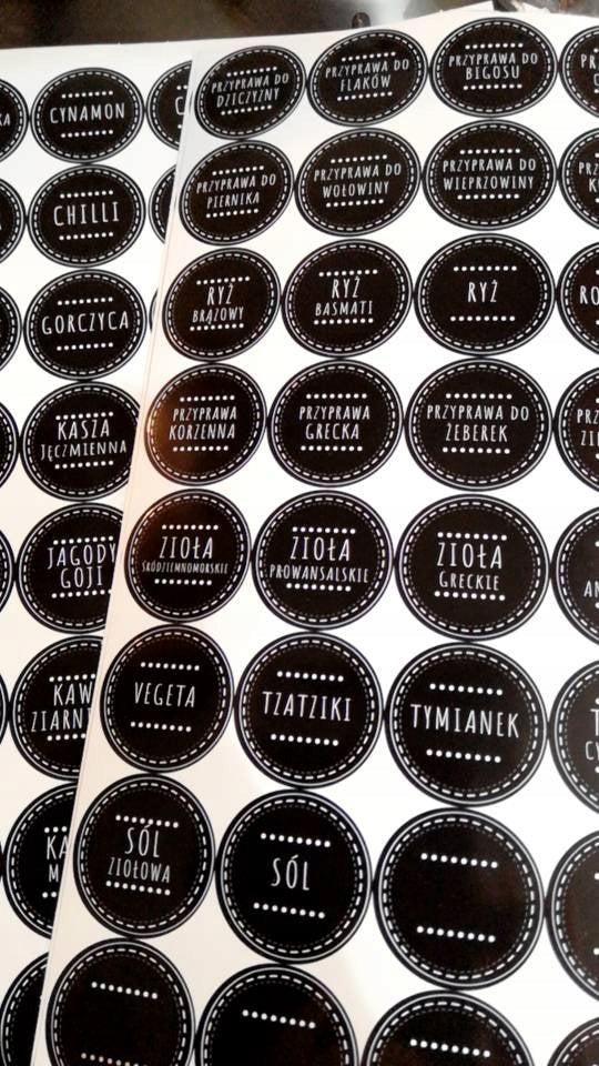 STICKERS, LABELS With Custom Logo circles 4cm 100pcs Material foil