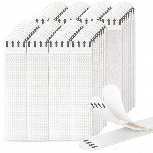 STICKERS PICTURE HANGERS SELF ADHESIVE STRIPS 36 PAIRS WHITE metal Brand no brand