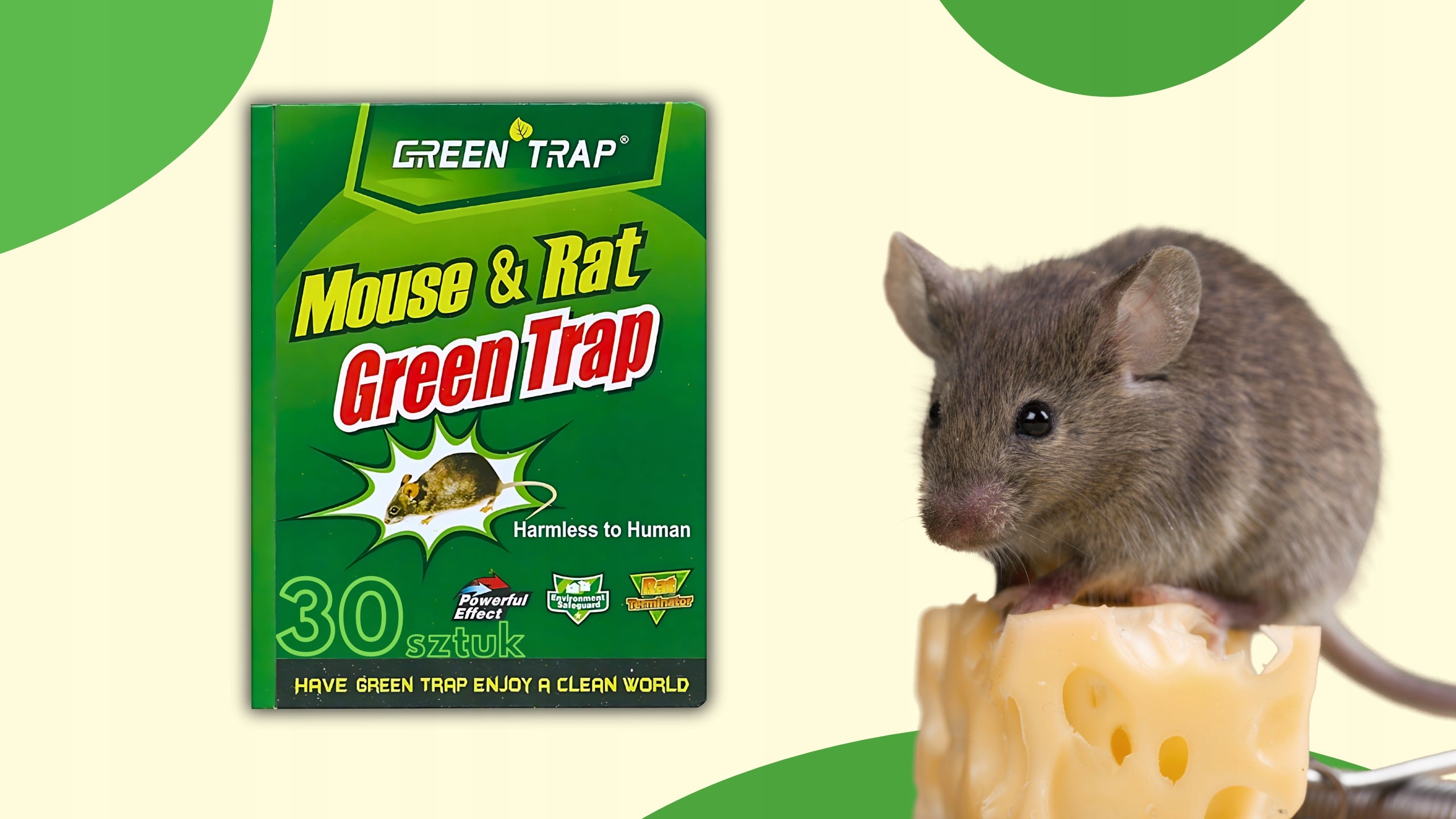 STICKY MOUSE TRAP RODENTS STRONG PAW GERBIL 30PCS Brand no brand