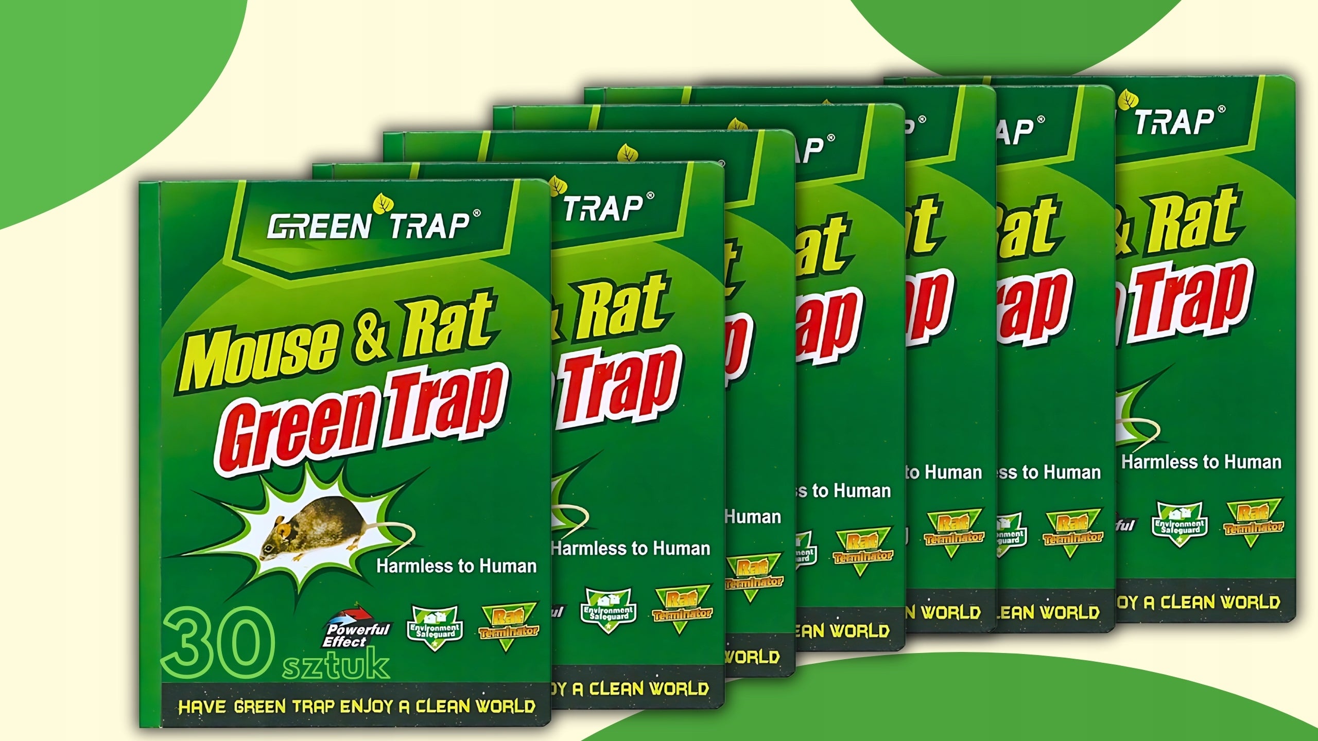 STICKY MOUSE TRAP RODENTS STRONG PAW GERBIL 30PCS Packaging status original