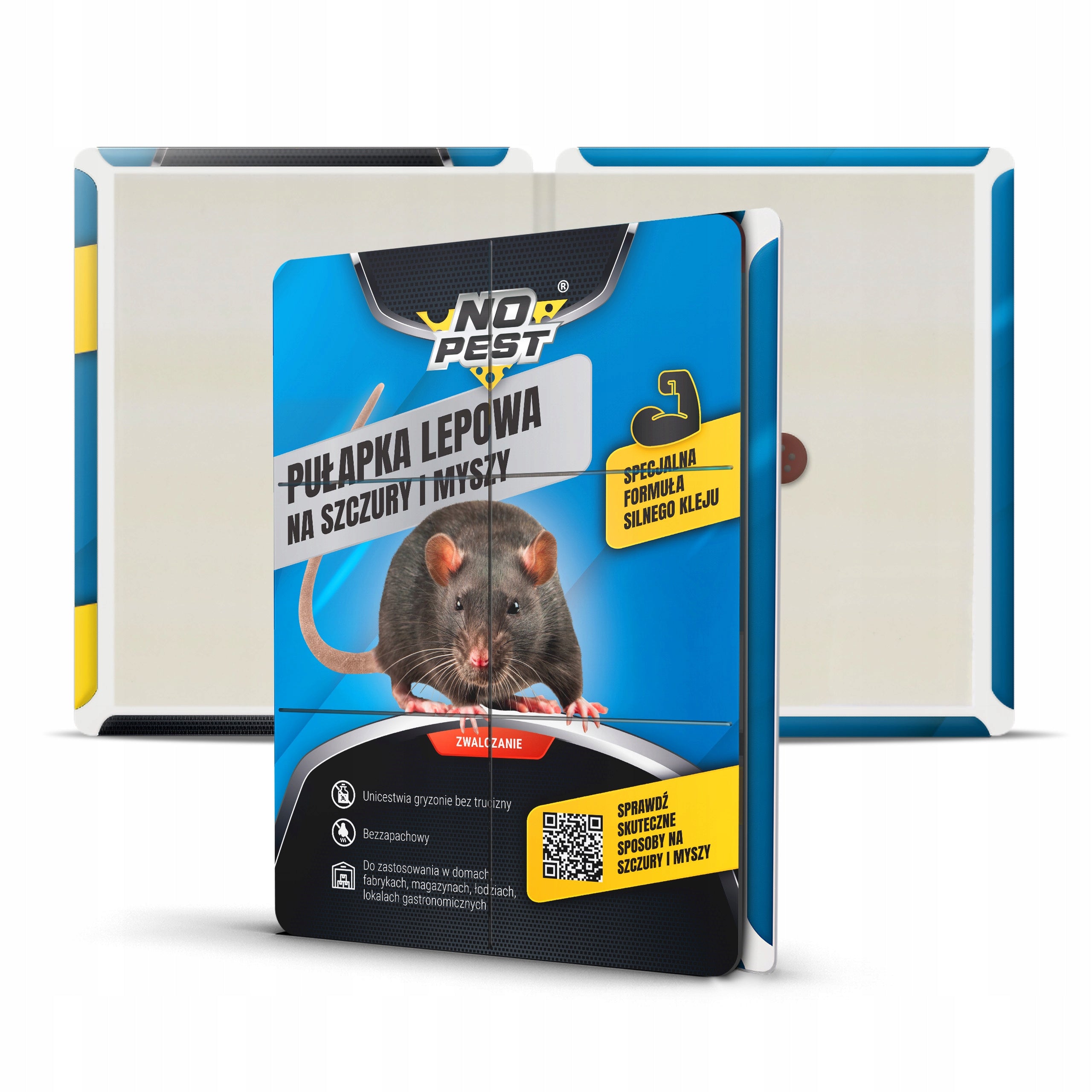 STICKY TRAP WITH STRONG ADHESIVE AGENT FOR MICE RATS RODENTS NO PEST Packaging status original