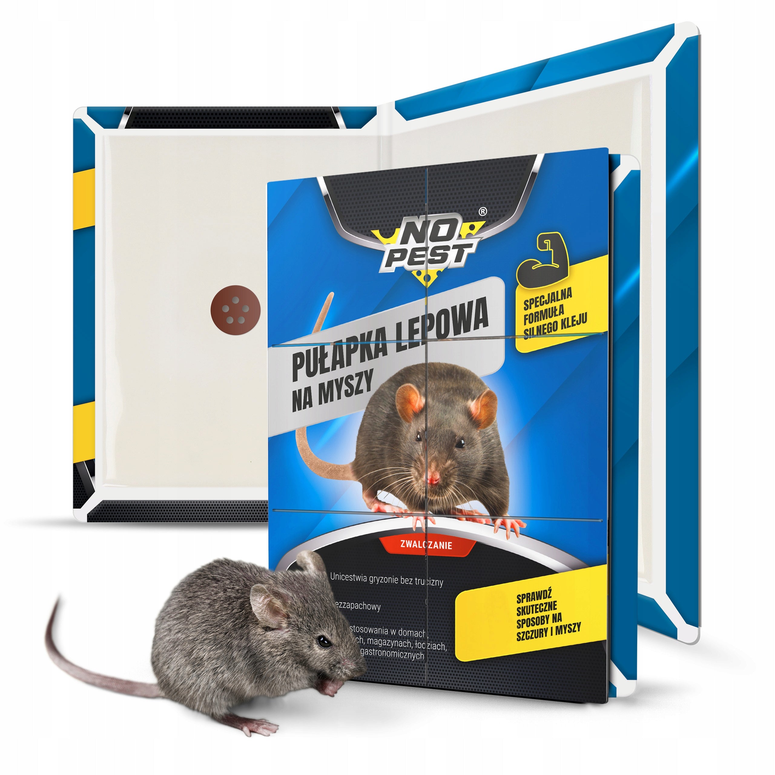 STICKY TRAP WITH STRONG ADHESIVE ON MICE RATS AGAINST MICE NO PEST