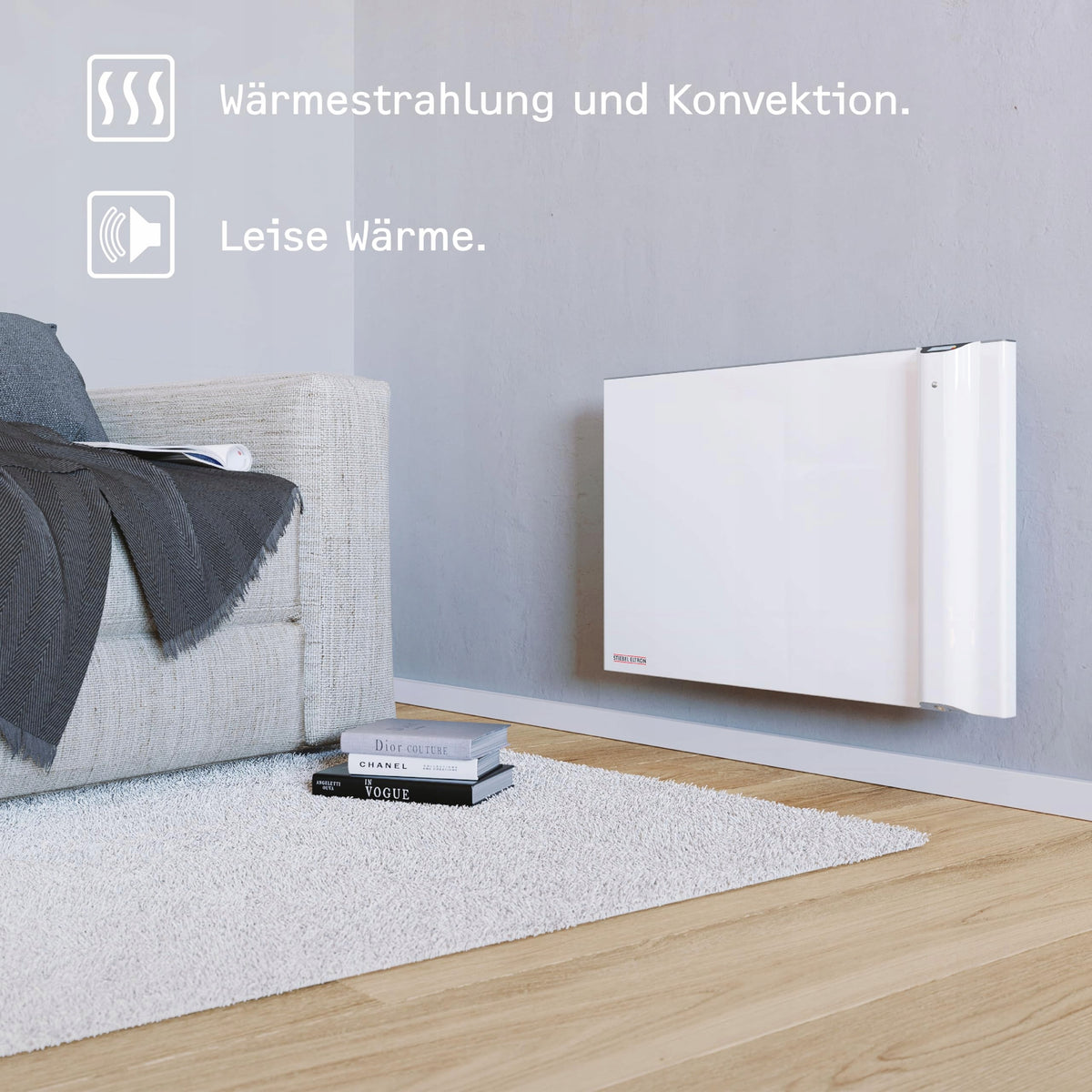 STIEBEL ELTRON CND 200 2kW Wall Heater LCD Timer Energy Efficient Brand Stiebel eltron