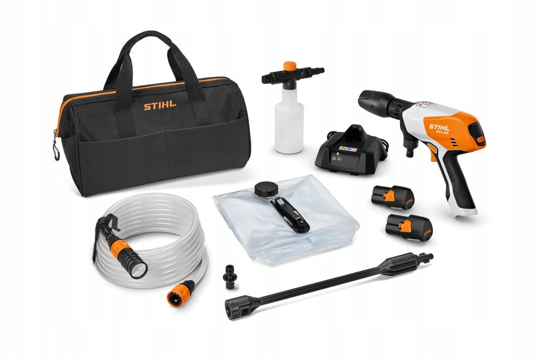 STIHL RCA 20 cordless washer with 2 AS 2 batteries and AL 1 charger Manufacturer code RA02-011-7613